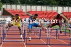 Inter boys 100 metres hurdles, English Schools Track and Field. Photo: David T. Hewitson/Sports for All Pics